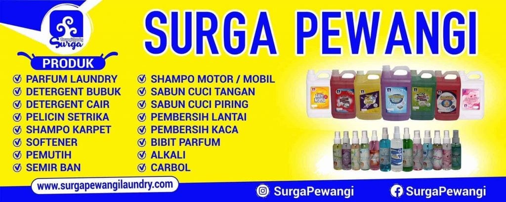 Produk Surga Bisnis Group produsen parfum bibit pewangi laundry