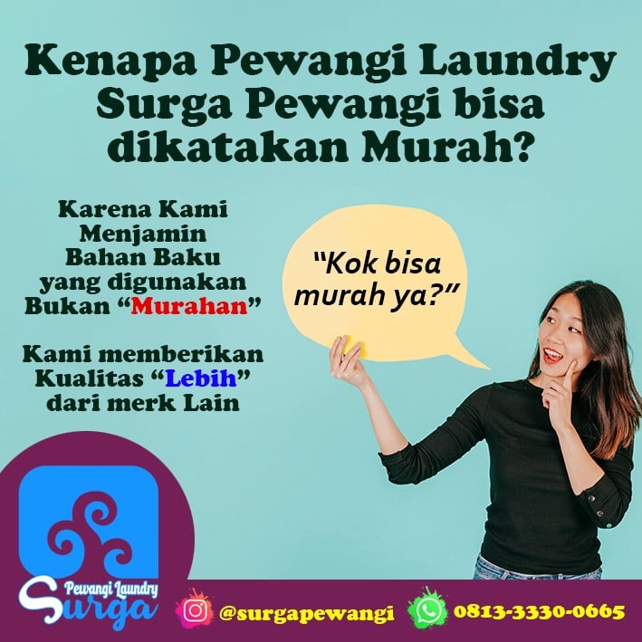 Kenapa Surga Pewangi Murah - Produsen Pewangi Laundry Surga Yogyakarta Istimewa